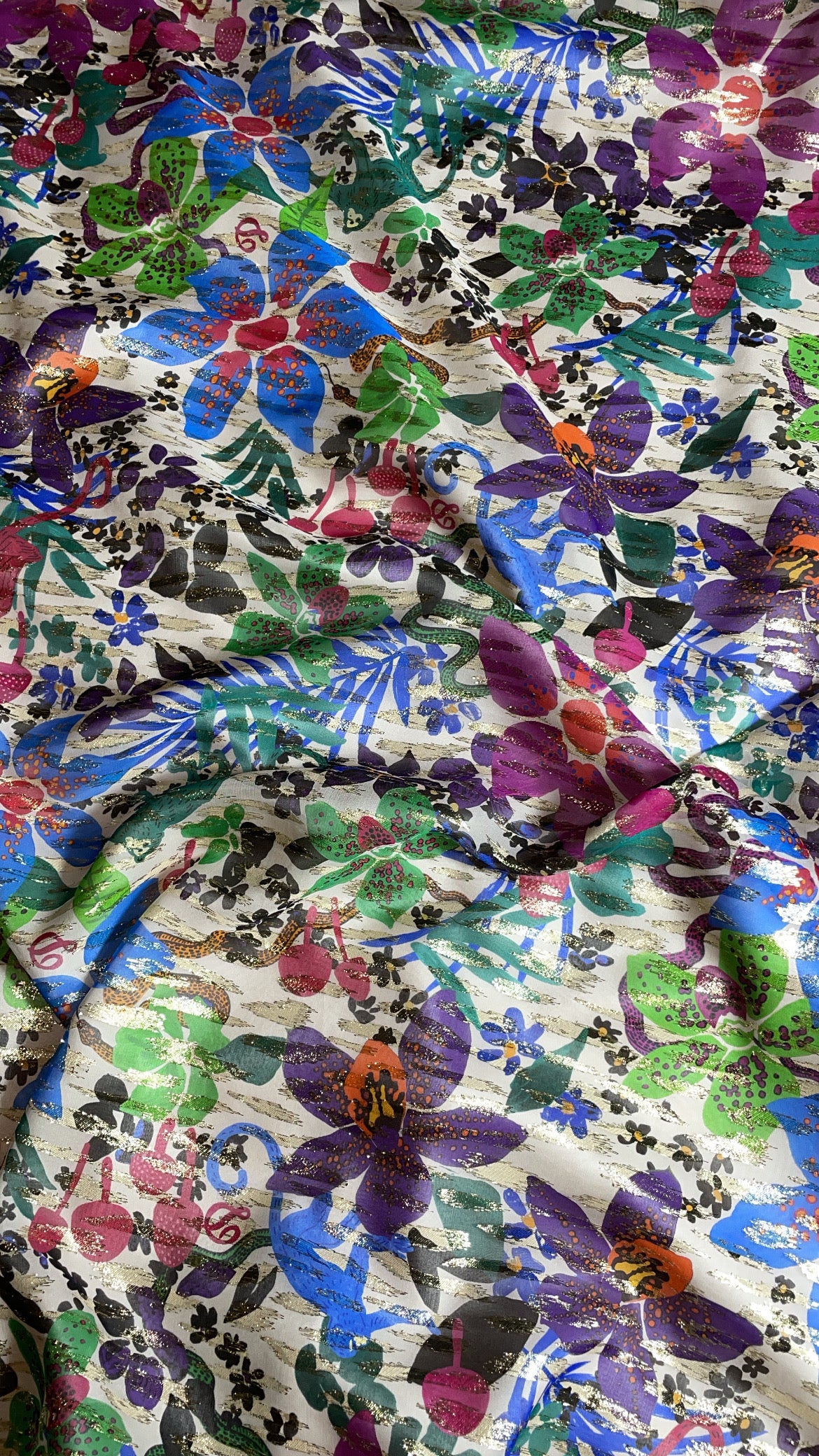 Italian Chiffon with Lurex 🇮🇹