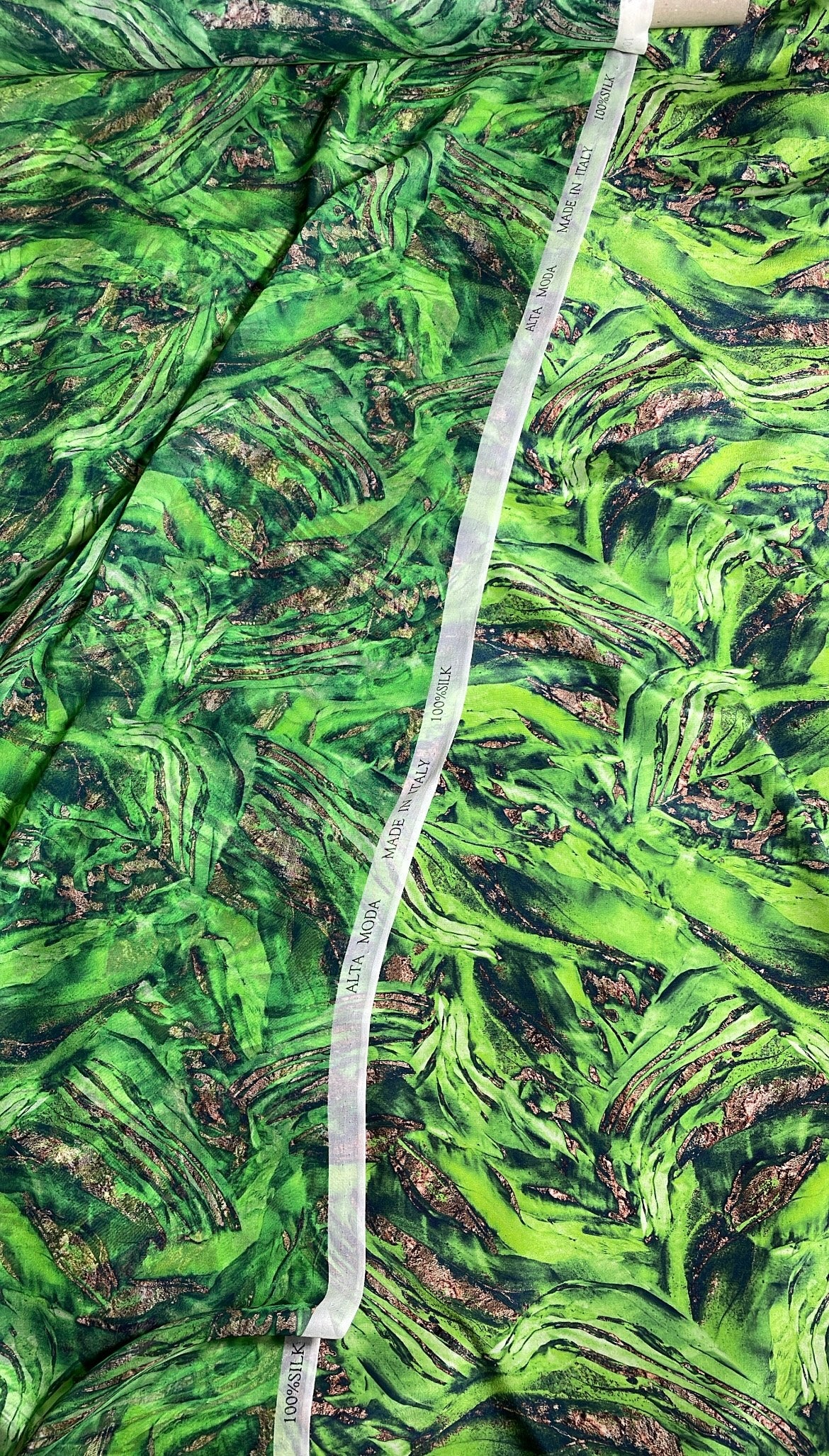 Italian silk with Chiffon