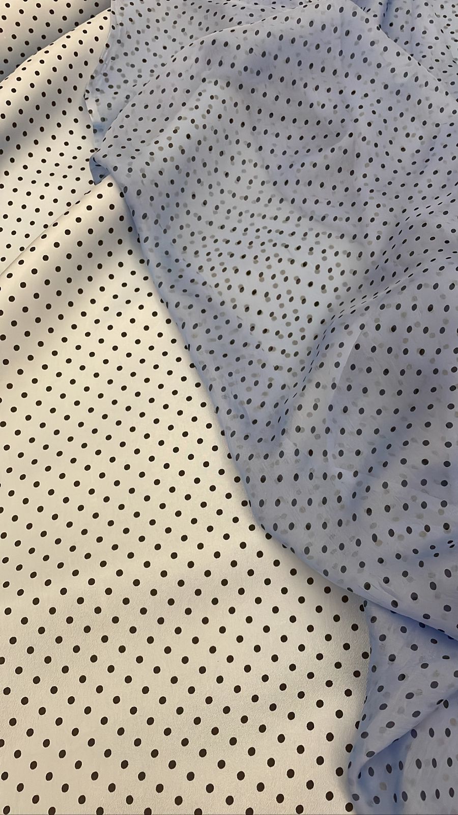 twill Silk With Chiffon