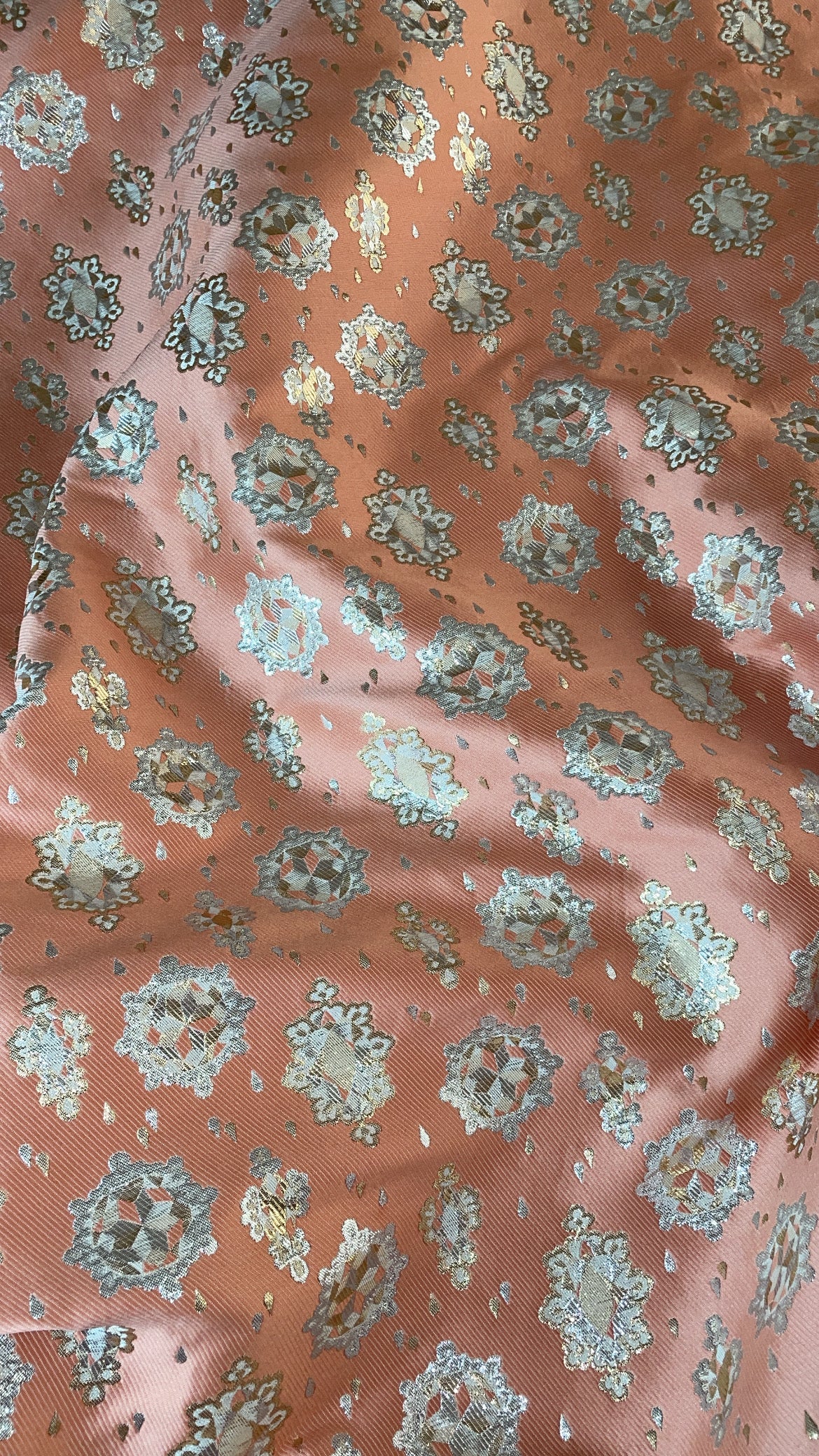 Silk Brocade with Lurex