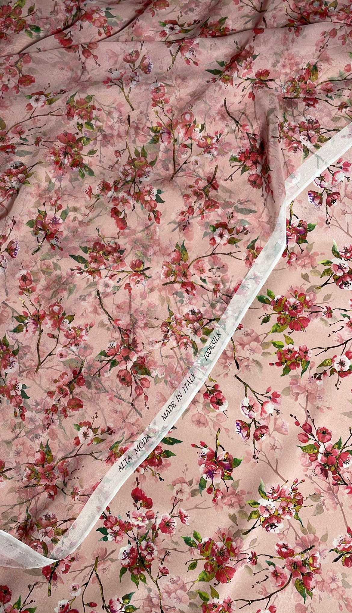 Italian Silk with Chiffon