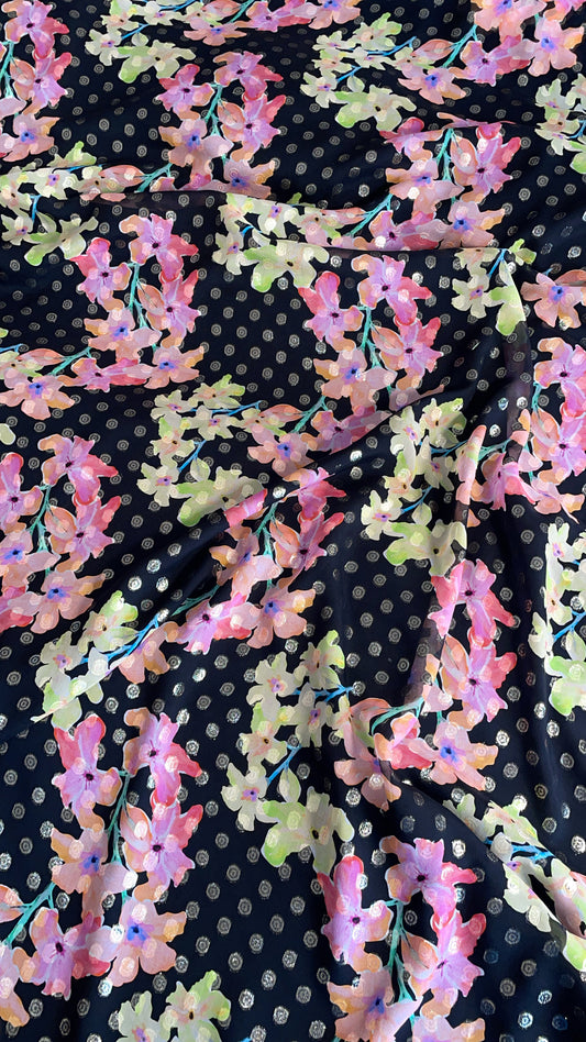 Italian Chiffon With Lurex 🇮🇹