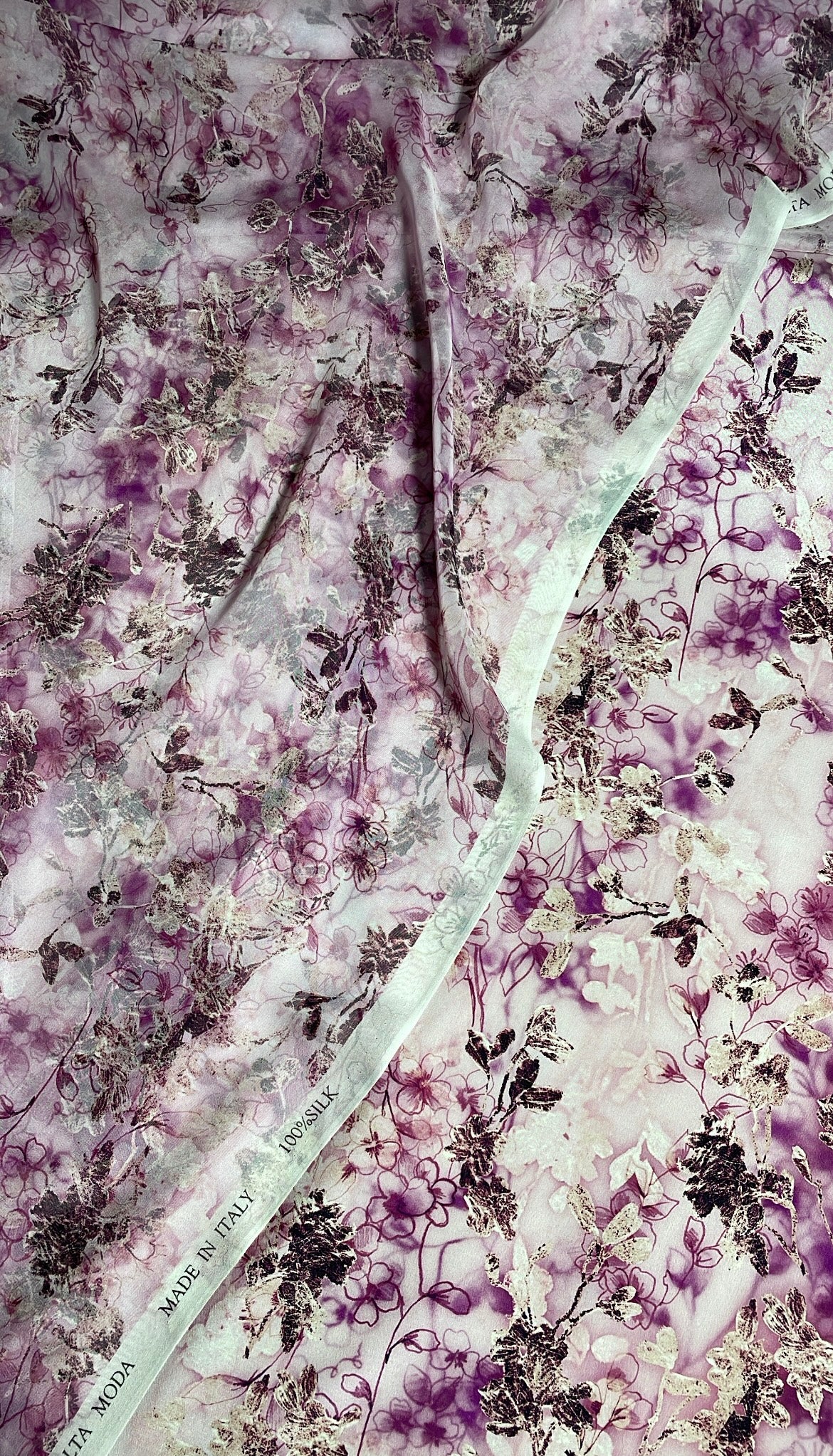 Italian Silk with Chiffon