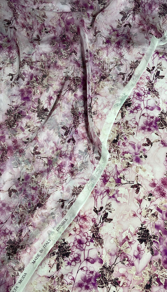 Italian Silk with Chiffon