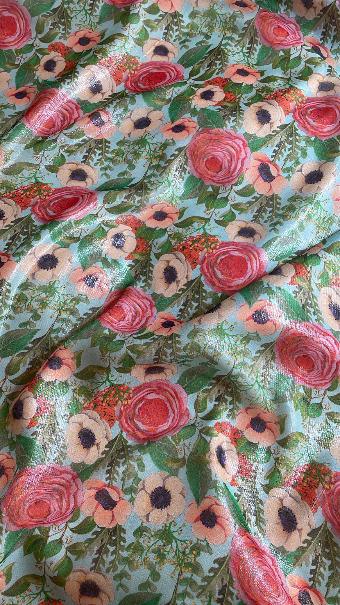 Italian Chiffon lame