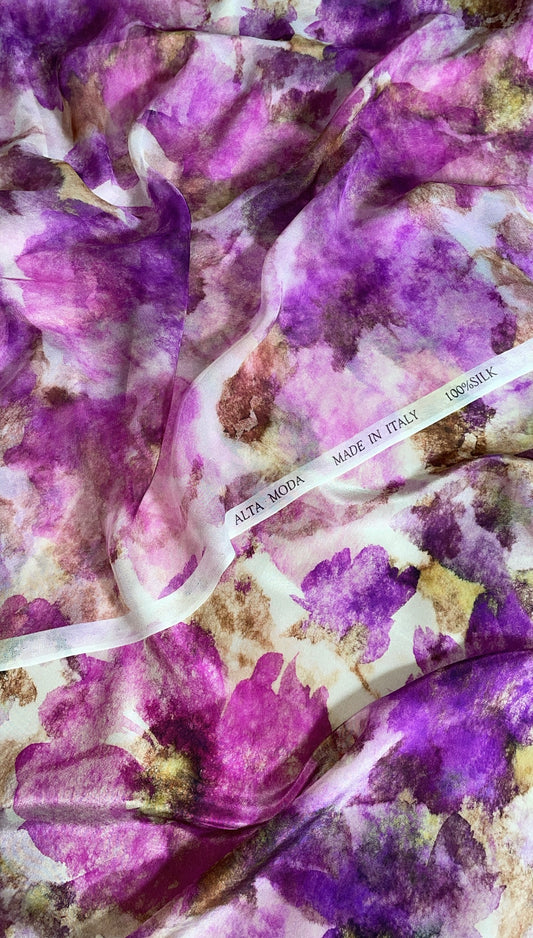 Italian Silk with Chiffon