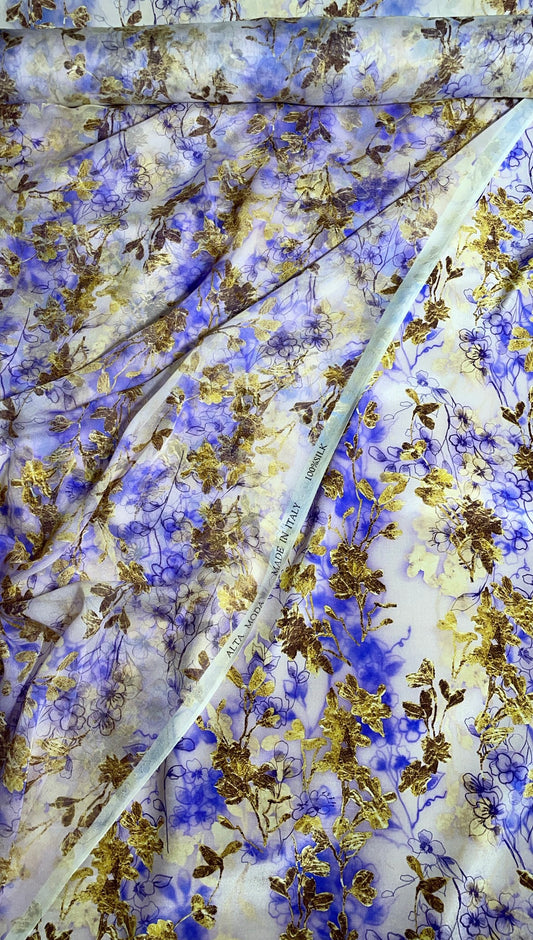 Italian Silk with Chiffon