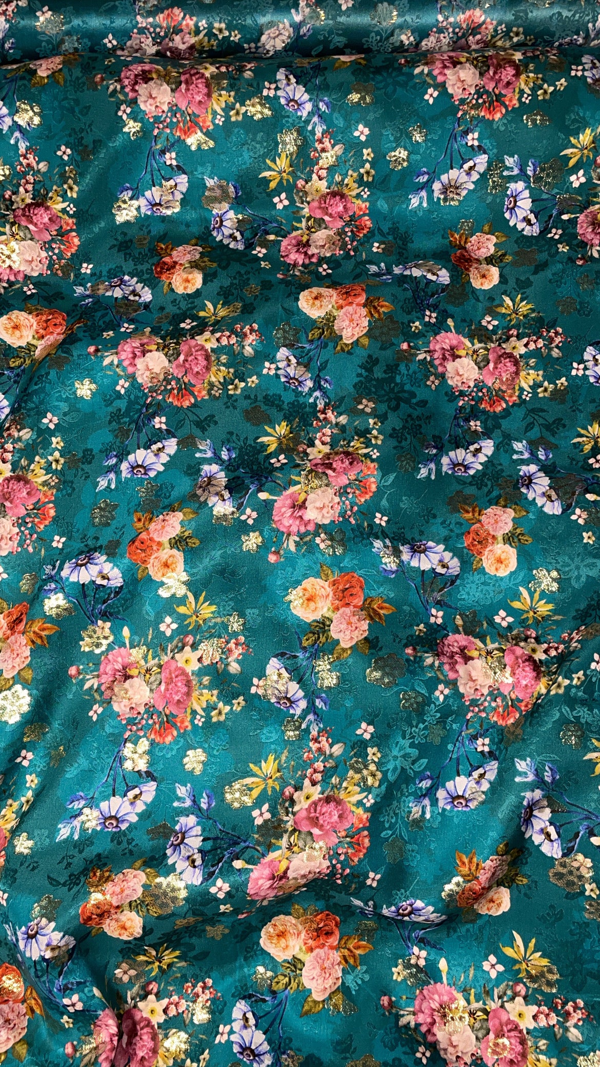 Italian Jacquard Silk with Lurex