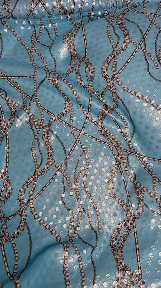 Italian chiffon with Lurex 🇮🇹