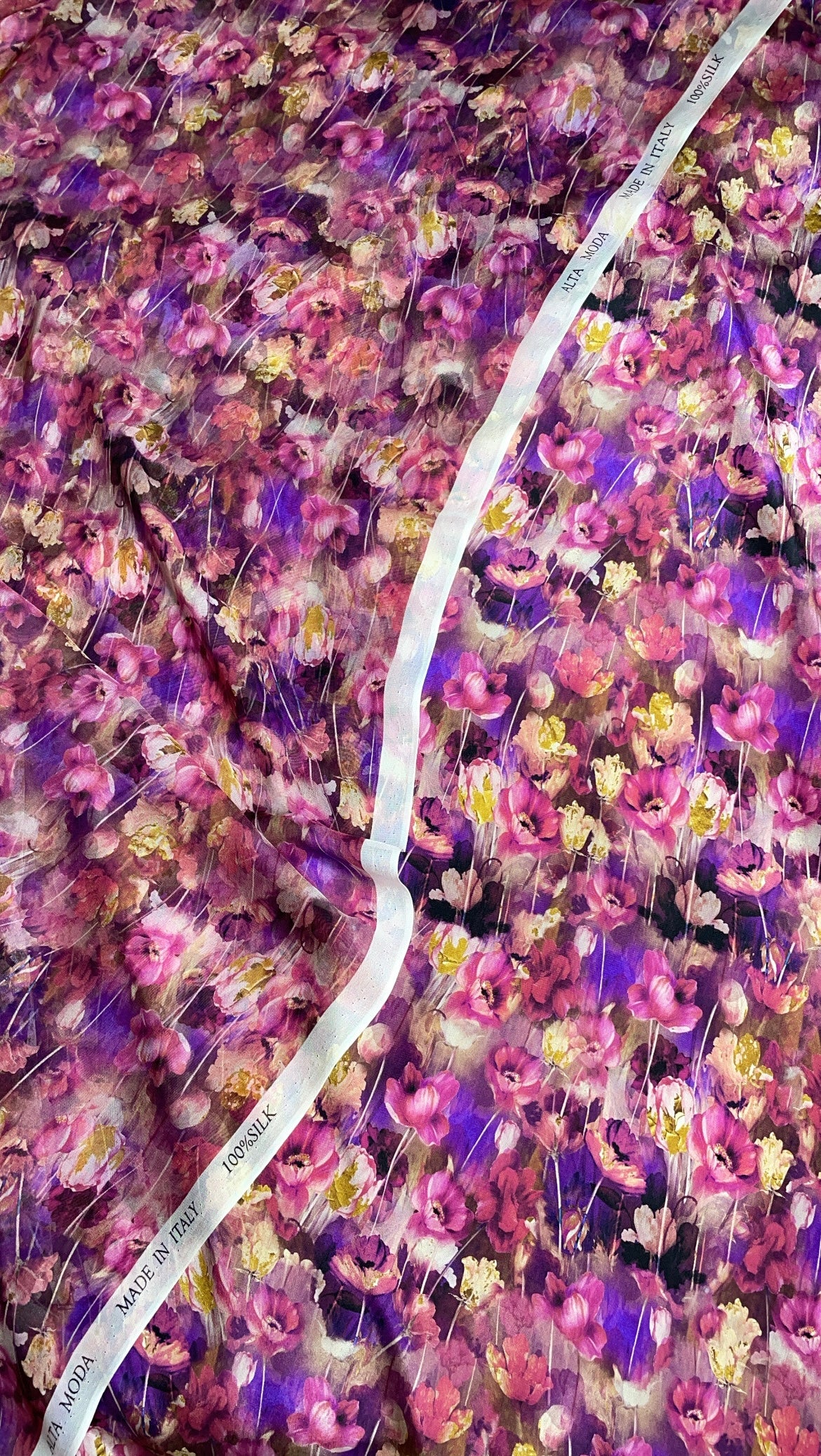 Italian Silk with Chiffon