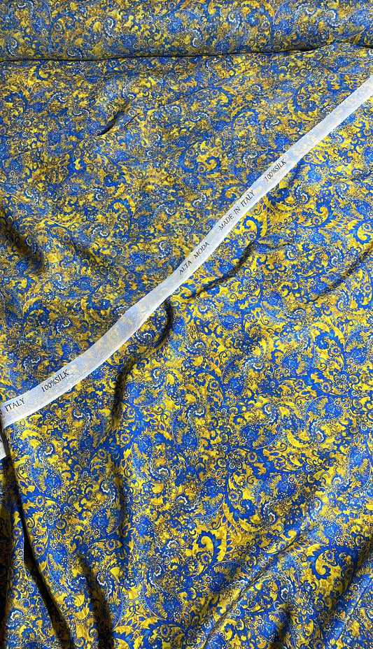 Italian silk with Chiffon