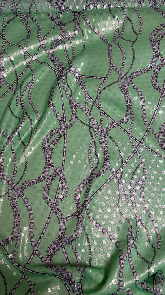 Italian Chiffon with Lurex 🇮🇹