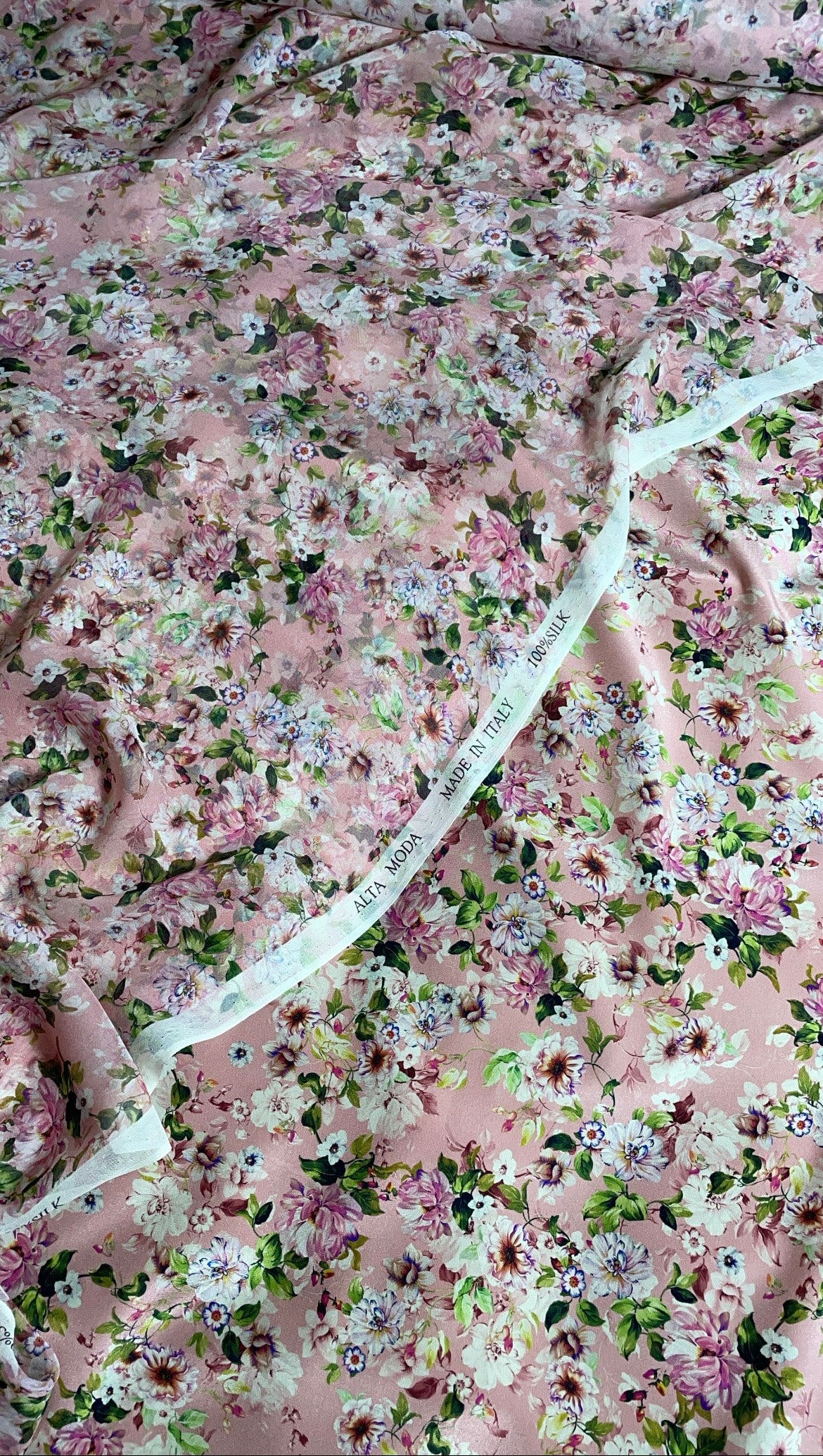 Italian Silk with Chiffon