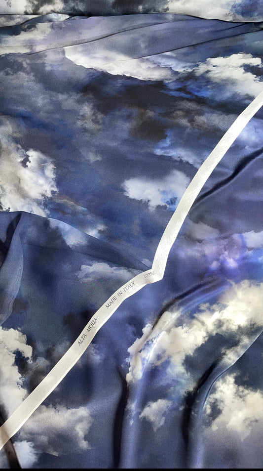 Italian Silk with Chiffon 🇮🇹