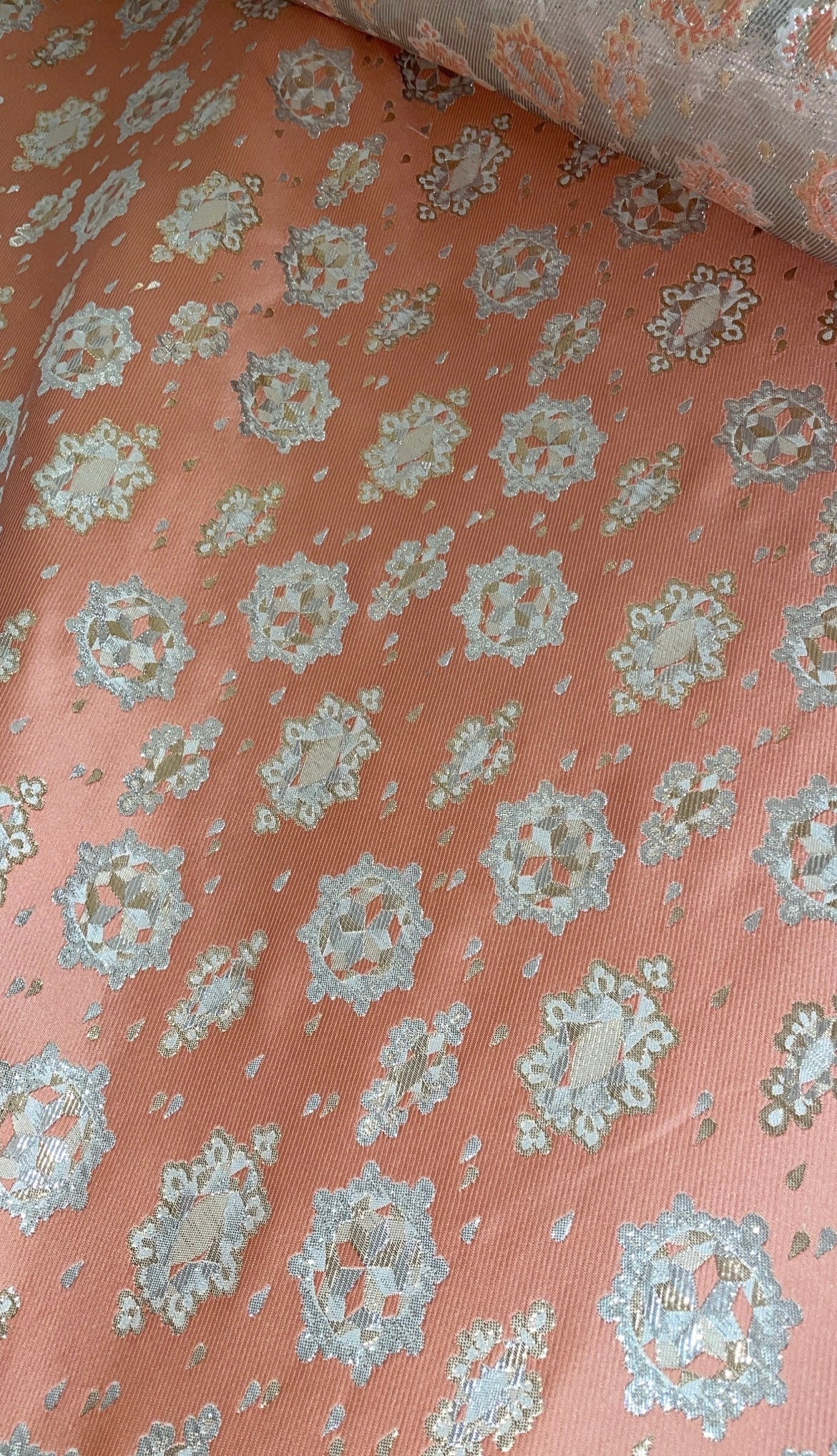 Silk Brocade with Lurex