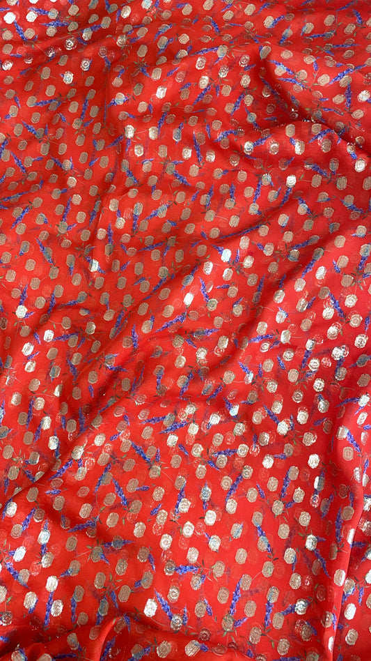 Italian Chiffon with Lurex 🇮🇹