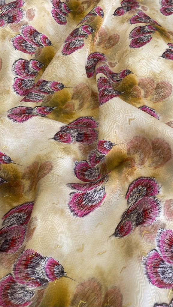 Italian Pure Silk with Lurex